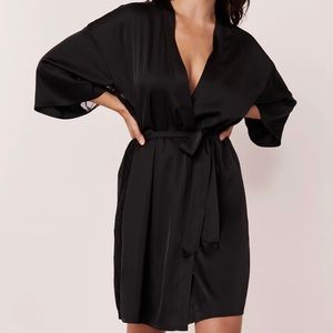 La Vie En Rose Satin and Lace Kimono (Luxury Edition)